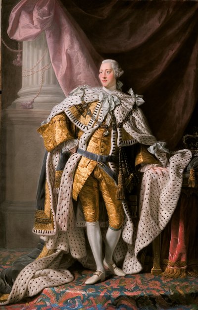 König Georg III. in Krönungsroben von Allan Ramsay