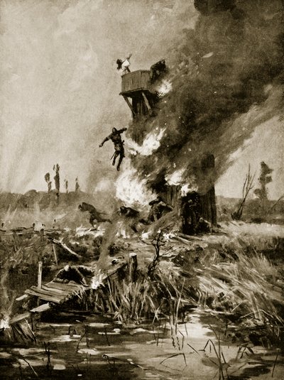 Die Verbrennung der Hexe außerhalb von Ely von Allan Stewart