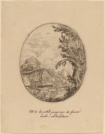 Hamlet zwischen den Bäumen, wahrscheinlich ca. 1645-1656 von Allart van Everdingen