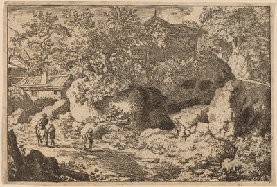 Bauer zu Pferd, wahrscheinlich ca. 1645-1656 von Allart van Everdingen