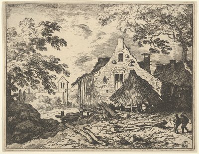 Die Heuscheune mit beweglichem Dach, 17. Jahrhundert von Allart van Everdingen