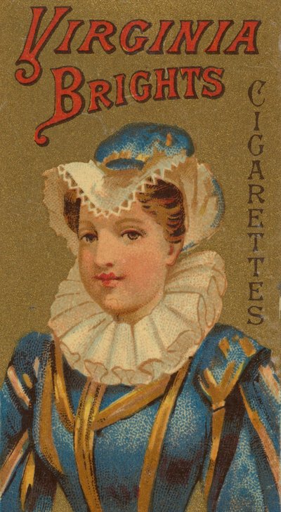 Aus der Serie Girls and Children N64 zur Werbung für Virginia Brights Zigaretten, 1886 von Allen and Ginter