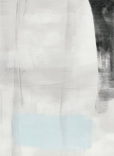 Blauer Block Abstrakt von Alma