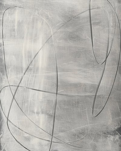 Fließende Silberne Linien von Alma