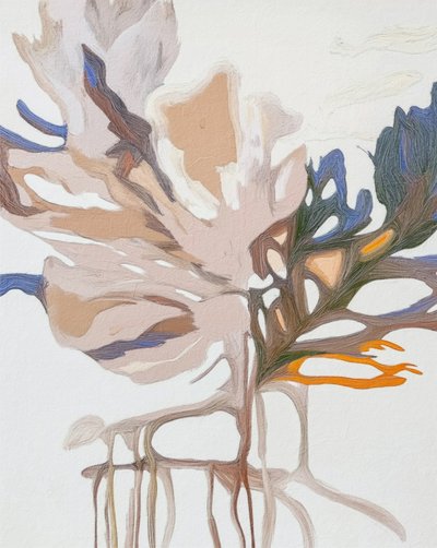 Weicher botanischer Fluss von Alma