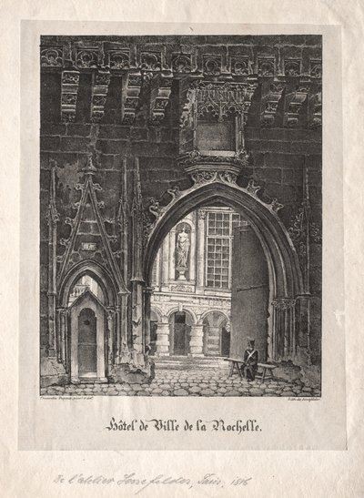 Hotel de Ville de la Rochelle, Frankreich von Alois Senefelder