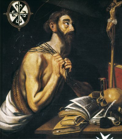 Der reuige Heilige Dominikus von Alonso Florin