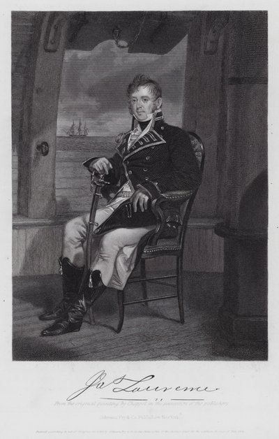 James Lawrence (Gravur) von Alonzo (after) Chappel