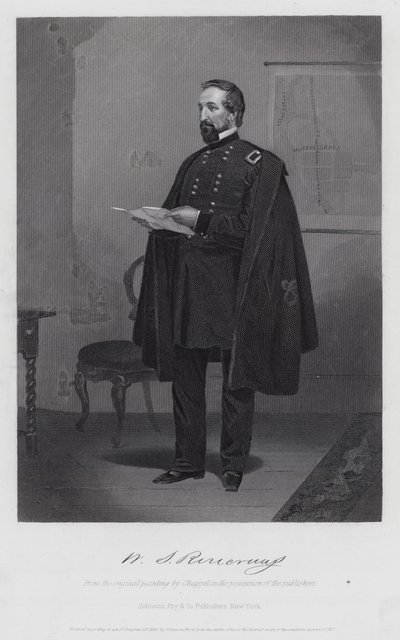 William Stark Rosecrans (Gravur) von Alonzo (after) Chappel