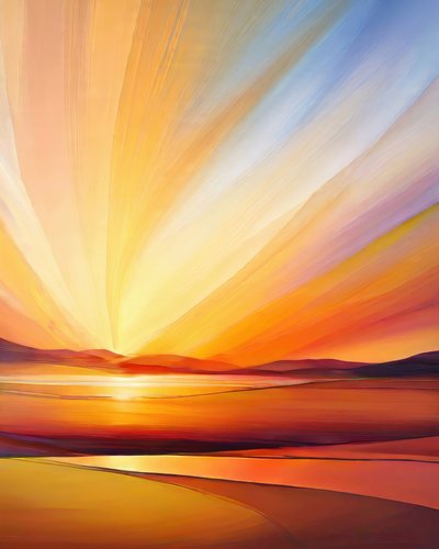 Strahlender Sonnenaufgang Landschaft von Alpenglow Workshop