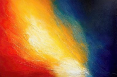 Lebendige Abstrakte Farbexplosion von Alpenglow Workshop