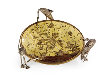 Tazza, Marketerie von Ferdinand Duvinage, zweite Hälfte des 19. Jahrhunderts von Alphonse Gustave Giroux
