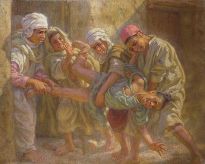 Verlassen der Koranschule von Alphonse Etienne Dinet