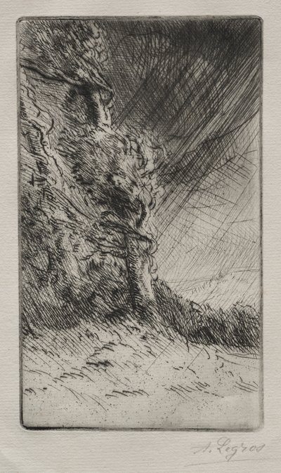 Ein Windstoß von Alphonse Legros