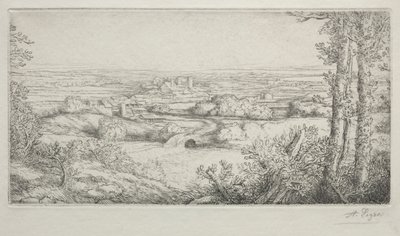Ein Tal in Burgund Une Vallée en Bourgogne von Alphonse Legros