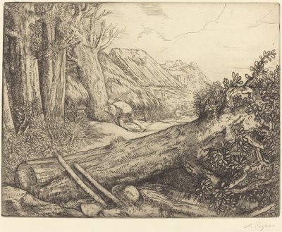 Bei den Holzfällern von Alphonse Legros