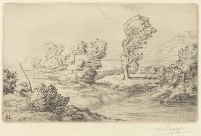 Ufer der Marne von Alphonse Legros