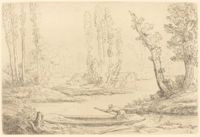 Ufer der Somme bei Amiens (Detail) von Alphonse Legros