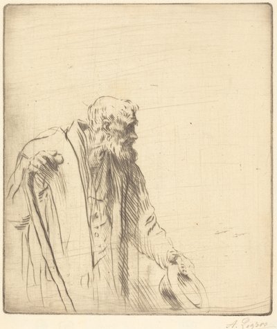 Bettler (Ein Bettler) von Alphonse Legros