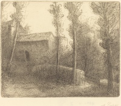 Brücke an der Mühle von Alphonse Legros