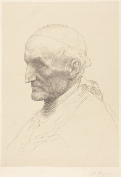Kardinal Manning, 2. Platte von Alphonse Legros