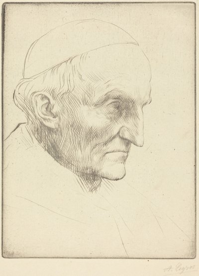 Kardinal Manning, 3. Platte von Alphonse Legros