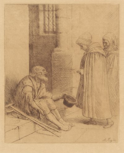 Nächstenliebe (La Charité) von Alphonse Legros
