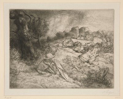 Schloss der Wiedergänger von Alphonse Legros