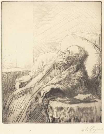 Der Genesende von Alphonse Legros