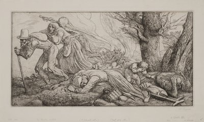 Triumph des Todes: Die unnützen Mäuler von Alphonse Legros
