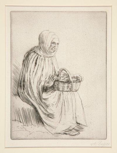 Marktfrau von Alphonse Legros