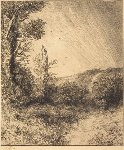 Windstoß (Le coup de vent) von Alphonse Legros
