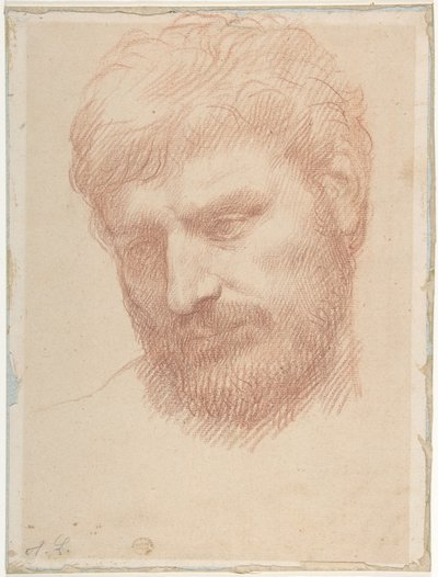 Kopf eines Mannes von Alphonse Legros