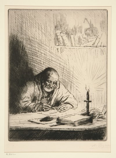 Der Archäologe von Alphonse Legros