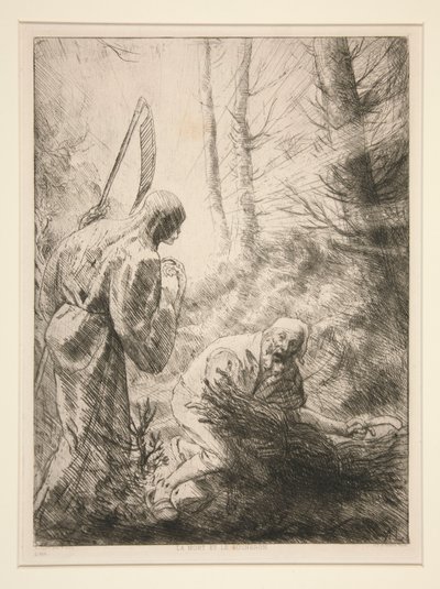 Der Tod und der Holzfäller, Nr. 2 von Alphonse Legros