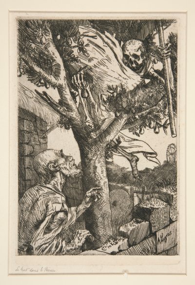 Der Tod im Birnbaum von Alphonse Legros
