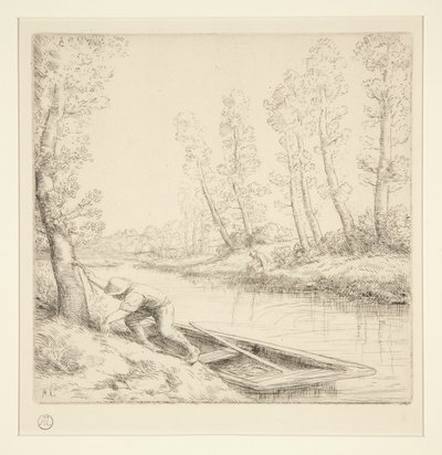 Der Morgen am Fluss von Alphonse Legros