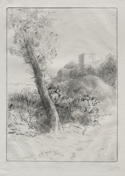 Landschaft von Alphonse Legros