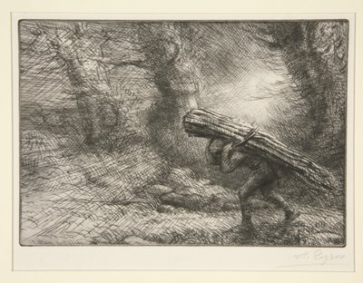 Die Rückkehr zur Hütte von Alphonse Legros