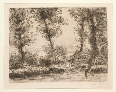 Die Ufer der Liane von Alphonse Legros