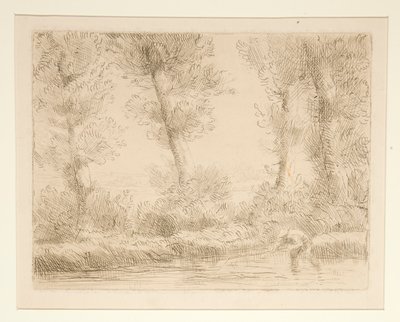 Les bords de la Liane von Alphonse Legros