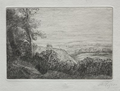 Die letzten Sonnenstrahlen von Alphonse Legros
