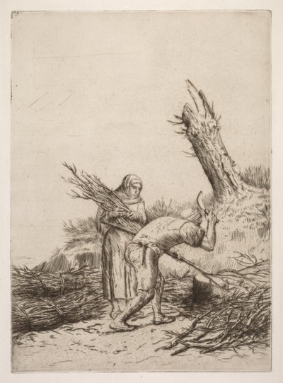 Les faiseurs de fagots von Alphonse Legros