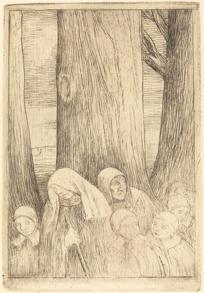 Waisen Les orphelins von Alphonse Legros