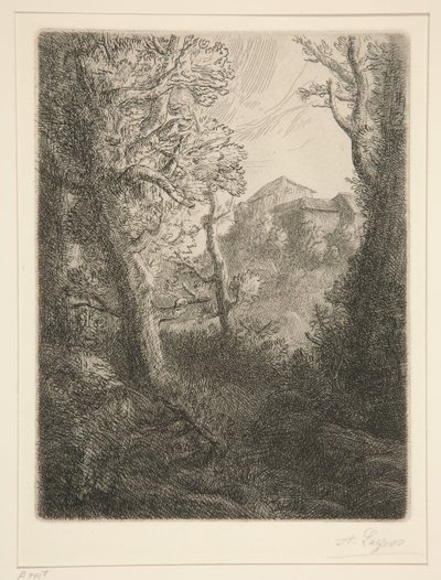 Landschaft von Alphonse Legros