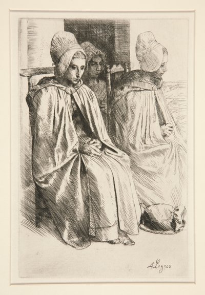 Bäuerinnen aus der Umgebung von Boulogne von Alphonse Legros