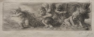 Platte für den Deckel einer Stiftbox von Alphonse Legros