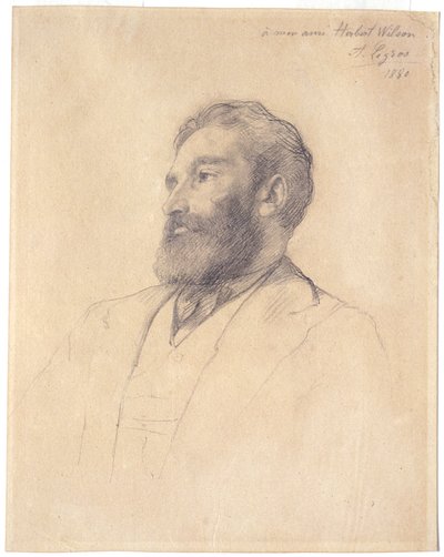 Porträt von Herbert Wilson von Alphonse Legros