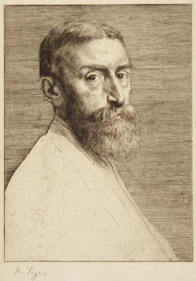 Porträt von Sir Edward Poynter von Alphonse Legros