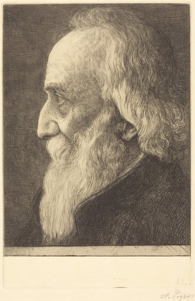 Selbstbildnis, 13. Tafel von Alphonse Legros